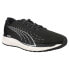 Фото #2 товара Puma Magnify Nitro Lace Up Running Mens Black Sneakers Athletic Shoes 195170-01