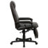 Фото #1 товара High Back Brown Leather Executive Reclining Swivel Chair With Arms