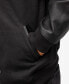 ფოტო #3 პროდუქტის Men's Wool Varsity with Grainy Polyurethane Sleeves Bomber Jacket