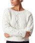 Фото #3 товара Women's Danica Reversible Rhinestone Sweater