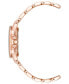 Фото #2 товара Women's Quartz Rose Gold-Tone Alloy Watch, 30mm