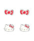 Фото #2 товара Sanrio Bow Stud Earring Set