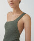 ფოტო #3 პროდუქტის Women's Asymmetrical Textured Swimsuit