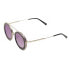 SKULL RIDER Gold Loop Sunglasses