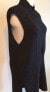 Фото #3 товара Inc International Concepts Mock Neck Sleeveless Ribbed Sweater Dress Black XL