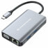 Фото #1 товара USB-разветвитель Conceptronic DONN21G Чёрный Серый 100 W (1 штук)