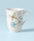 Фото #14 товара Butterfly Meadow 12 Oz. Floral Porcelain Mug