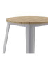 Фото #10 товара Dryden Indoor/Outdoor Dining Table, 23.75" Round All Weather Poly Resin Top With Steel Base