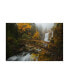 Фото #1 товара Enrico Fossat A Bridge in the Forest Canvas Art - 36.5" x 48"