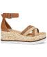 Фото #2 товара Women's Odell Crossband Flatform Espadrille Wedge Sandals