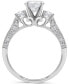 ფოტო #3 პროდუქტის Diamond Three Stone Engagement Ring (1-3/4 ct. t.w.) in 14k White Gold