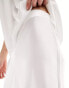 Vila Bridal satin maxi skirt co-ord in white