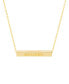 Фото #1 товара Macy's gold Plated Love, Faith, Believe, Blessed Necklace