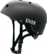 Siver City Kask ochronny na rower Motus Silver Czarny L ABS + EPS Wentylacja 58-62 cm