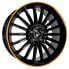 Фото #1 товара Колесный диск литой Keskin KT15 Speed black lip orange 8.5x19 ET30 - LK5/112 ML66.6