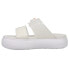 Фото #3 товара Puma Suede Mayu Pop Platform Womens White Casual Sandals 384433-02