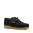 Фото #2 товара Clarks Wallabee 26169434 Womens Black Oxfords & Lace Ups Casual Shoes