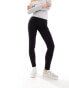 Noisy Allie May low rise skinny jeans in washed black