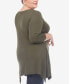 Фото #2 товара Plus Size Makayla Scoop Neck Tunic Top