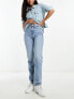 Фото #1 товара River Island ankle straight leg jeans in blue