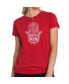 Фото #1 товара Women's Premium Word Art T-Shirt - Hamsa