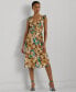 ფოტო #1 პროდუქტის Women's Floral Empire-Waist A-Line Dress, Regular & Petite