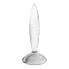 Фото #3 товара Butt Plug Sparkling Crystal Hot and Cold Clear