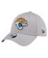 Фото #1 товара Men's Gray Jacksonville Jaguars Active 39Thirty Flex Hat