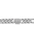 ფოტო #2 პროდუქტის Men's Cubic Zirconia Figaro Link 22" Chain Necklace in Sterling Silver, Created for Macy's