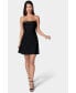 Women's Bandage Strapless A-line Dress