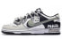 【定制球鞋】 Nike Dunk Low 特殊鞋盒 滚滚而来 熊猫 涂鸦 简约 低帮 板鞋 GS 黑白黄 / Кроссовки Nike Dunk Low CW1590-100