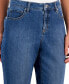 Фото #4 товара Women's Mid-Rise Curvy Capri Jeans, Created for Macy's