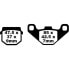 EBC SFA Series Organic SFA083 Brake Pads