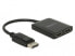 Фото #1 товара Разъемы и переходники Delock 87720 - DisplayPort - 2x HDMI - 3840 x 2160 пикселей - Черный - Пластик - 60 Гц
