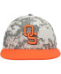 ფოტო #3 პროდუქტის Men's Camo Oklahoma State Cowboys Aero True Baseball Performance Fitted Hat