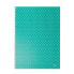 Фото #1 товара Блокнот линейный ESSELTE Wiro Cardboard Covers Color Breeze A4 в полоску