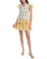 Фото #1 товара Garrie B Tiered Mini Dress Women's