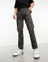 Фото #1 товара ASOS DESIGN slim cargo trouser in grey all over print