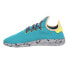 Фото #4 товара Adidas Pharrell Williams Tennis HU Men's Shoes Teal-Yellow-Grey Marble cq1872