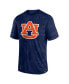 Men's Navy Auburn Tigers Camo Logo T-shirt