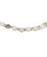 ფოტო #2 პროდუქტის Howlite All Stacked Up Chain Beaded Bracelet