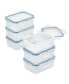 Фото #1 товара Easy Essentials 12-Pc. On the Go 12-Oz. Meals Divided Rectangular Food Storage Containers