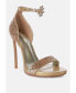 Фото #6 товара straight fire high heel glitter stilettos Sandals