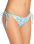 Lovers + Friends 262348 Women's Side Tie Blue Bikini Bottom Swimwear Size M