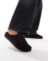 Фото #4 товара Walk London Breeze Slip On Mules In Brown Suede