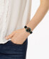 ფოტო #2 პროდუქტის Women's Black Strap Watch 32mm Gift Set, Created for Macy's