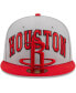 ფოტო #4 პროდუქტის Men's Gray, Red Houston Rockets Tip-Off Two-Tone 59FIFTY Fitted Hat