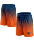 ფოტო #1 პროდუქტის Men's Navy, Orange Chicago Bears Ombre Shorts