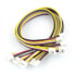 Фото #1 товара Grove - a set of 5 female-female 4-pin - 2mm/20cm cables without latch