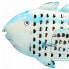 Decorative Figure Alexandra House Living Blue Mango wood Fish 10 x 28 x 62 cm